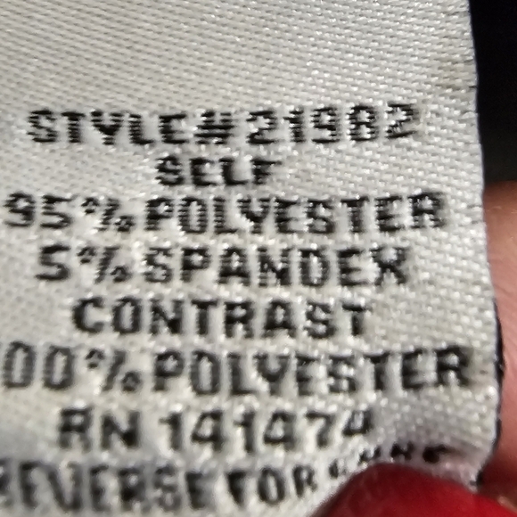 Emma & Olive Short Sleeve Floral Lace Neckline Blouse Size L - Picture 8 of 11